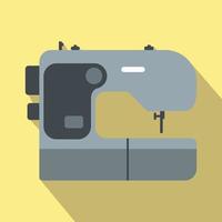 Modern sewing machine flat icon vector