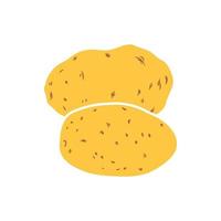 Potatoes icon, simple style vector