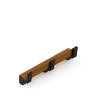 banc isométrique rendu 3d png