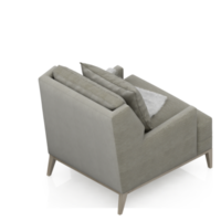 fauteuil isométrique rendu 3d isolé png