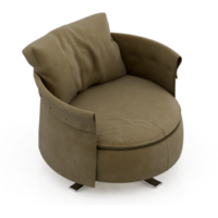 sillón isométrico aislado 3d render png