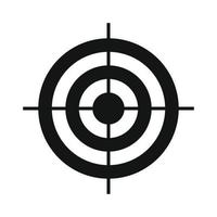 Target simple icon vector