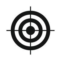 Target simple icon vector