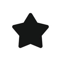 icono de estrella, estilo simple vector