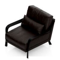 sillón isométrico aislado 3d render png