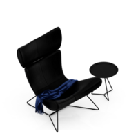 chaise isométrique rendu isolé 3d png