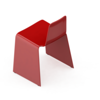 Isometric Chair 3D isolated rendering png