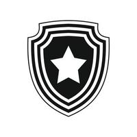 icono de insignia americana vector