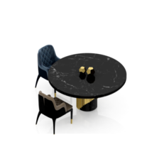 Isometric Table Set 3D render png