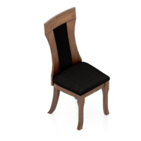 chaise isométrique rendu isolé 3d png