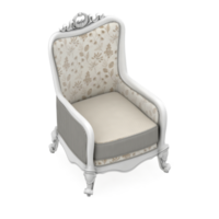 sillón isométrico aislado 3d render png