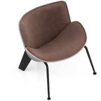 Isometric Chair 3D isolated rendering png