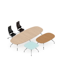 renderização 3d de mesa isométrica png