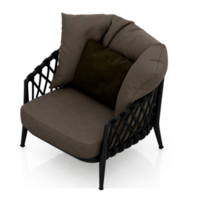 sillón isométrico aislado 3d render png