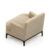 sillón isométrico aislado 3d render png