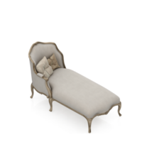 sillón isométrico aislado 3d render png