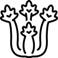 line icon for celery vector