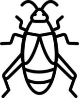 line icon for cricket vector