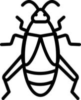 line icon for cricket vector