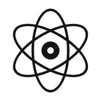 Atom modern simple icon vector
