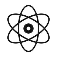 Atom modern simple icon vector