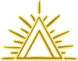 Modern icon house sun symbol. Vector