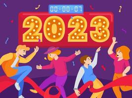 New Year Countdown Concept vector