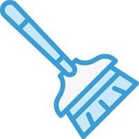 Broom Vector Icon Design Illustration