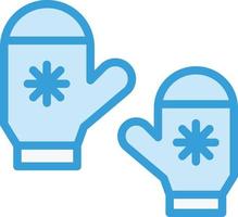 Mittens Vector Icon Design Illustration