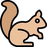 Squirrel Vector Icon Design Illustration