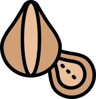 Chestnut Vector Icon Design Illustration