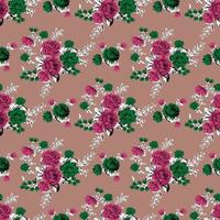 Seamless floral pattern with tropical flowers, watercolor. Vector illustration. ready for print. pattern design.