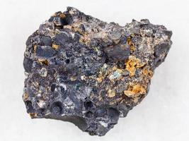 piedra pisolita de magnetita y mineral de hematita foto