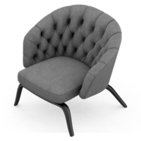 sillón isométrico aislado 3d render png