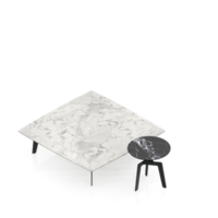 Isometric Table Set 3D render png