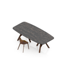 Isometric Table Set 3D render png