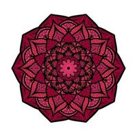 Mandala Line Template vector