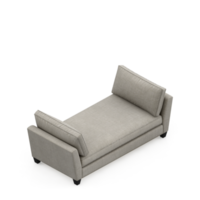 Isometric Chair 3D isolated rendering png