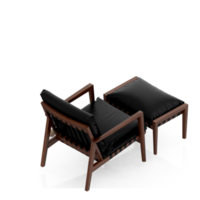 sillón isométrico aislado 3d render png