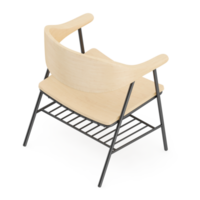 chaise isométrique rendu isolé 3d png