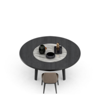 Isometric Table Set 3D render png