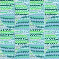 Abstract zig zag striped seamless pattern. Doodle style. Hand drawn sketch lines endless wallpaper. Decorative wave ethnic background. vector