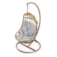 chaise isométrique rendu isolé 3d png