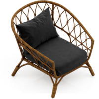 sillón isométrico aislado 3d render png