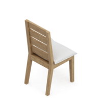 chaise isométrique rendu isolé 3d png