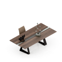 Isometric Table 3D render png