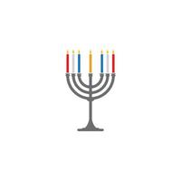 feliz diseño de icono de vector de hanukkah