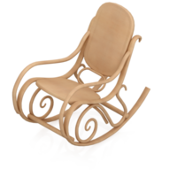 chaise isométrique rendu isolé 3d png