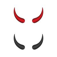 Devil horn Vector icon design