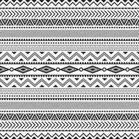 tribal, seamless, patrón, geométrico, seamless vector